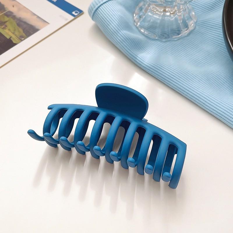 Autumn/Winter Milk Coffee Claw Clip Collection: Versatile Cutout Hair Clip for Thick Hair