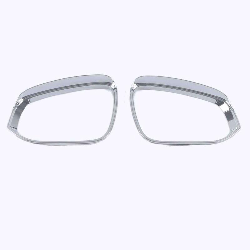 

ABS хром/углеродное волокно отделка автомобильные аксессуары для стайлинга 2 шт. для Toyota Highlander Kluger автомобильное зеркало заднего вида Chrome Eyebrow