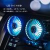 Raksonic Car USB Strong Airflow LED Mounts To Air Improves Air Energy Reduces Prevents Suitable for Cars and Offices Fan, Dual-Head Fan, Airflow,
