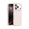 Soft Touch Liquid Silicone Case for iPhone 17 Series - Anti-Scratch Protective Cover with Colorful Flowing Light & AI Button