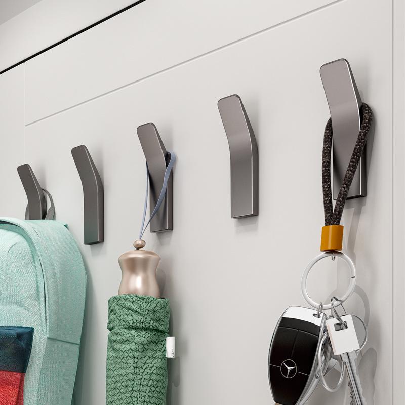 Strong Adhesive Wall Hook for Kitchen & Dorm - No Drill Needed