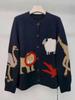 2025 Women's Korean Style Knit Cardigan: Autumn/Winter/Spring Wear