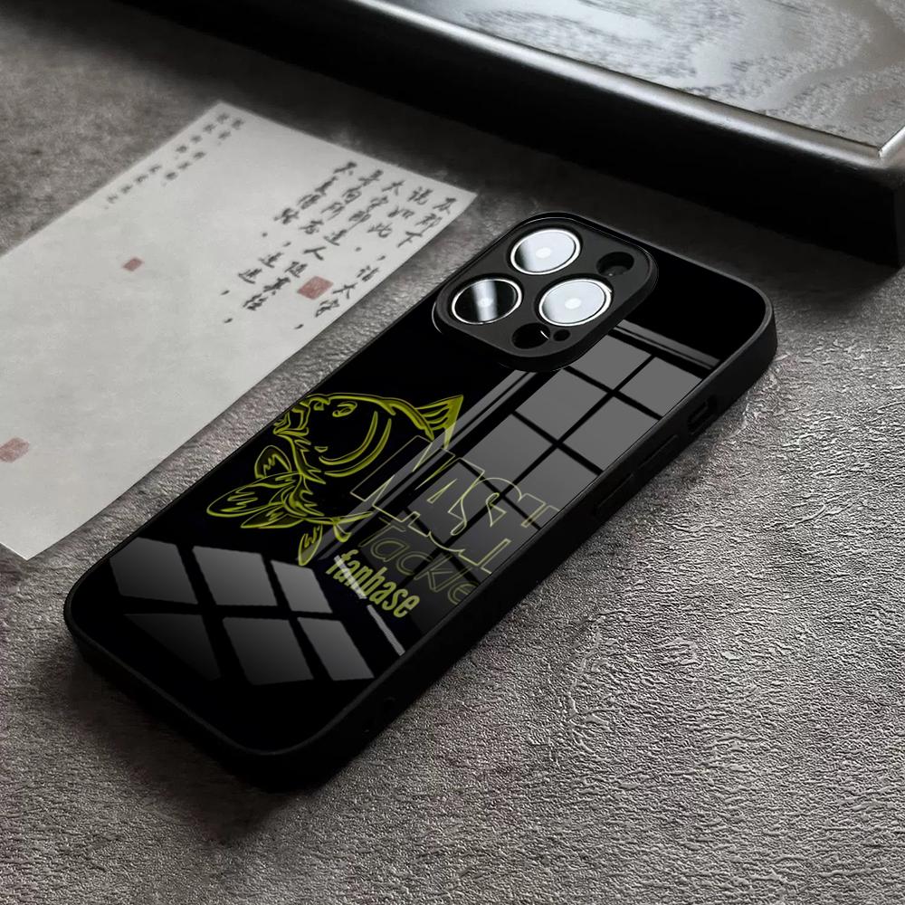 Nash Fishing Logos Phone Case For IPhone 16 Pro Max 14 17 Air 12 15 11 13 Mini X XR XS Max SE Glass Cover
