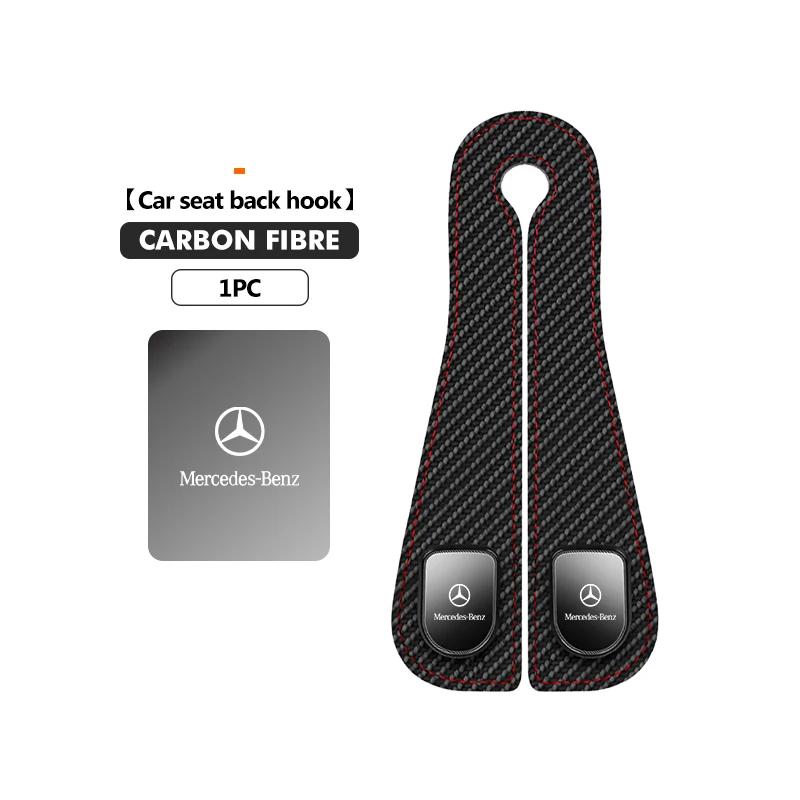 Adesivo per Auto Per Mercedes Benz Gancio Borsa per Poggiatesta Auto Porta Borsa Schienale Sedile Appendioggetti Storage Appendiabiti Classe AMG A C E S G W201 W210 W108 W204