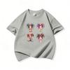 Rainbow Pigtail Girl Graphic Tee Kids 100 Cotton Crew Neck Casual T Shirt Short Sleeve Breathable Tops For Boys Girls Children