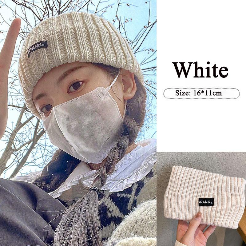 

Winter Knitted Headbands Women Thickened Warm Anti-Cold Elastic Hair Wrap Soft Ear Warmer Comfortable Yoga Broadside Headwrap белый