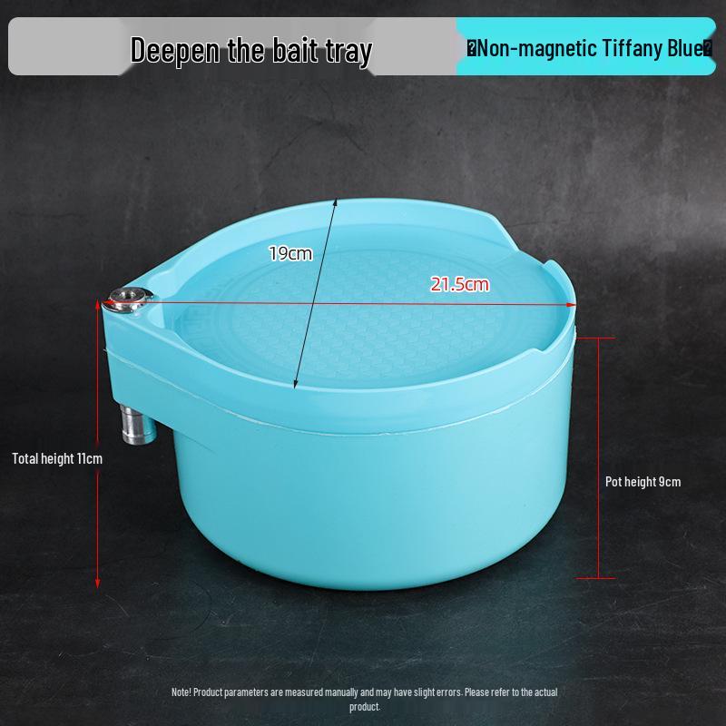 Deepen ABS Double Layer Floating Magnetic Bait Box Tray for Fishing Gear