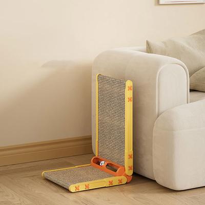 Cat Scratching Post Vertical Horizontal Boards Foldable Design Corrugated Paper Cat Furniture Protector Cat Claw Sharpening Post