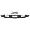 3pcs Gloss Black Front Bumper Lower Trim Replacement for Mercedes?Benz GLC?Class X253 C253 AMG Line