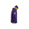 Nike NBA Logo Print Zip-Up Hoodie with Long Sleeves Men Tops Purple DR2084-504