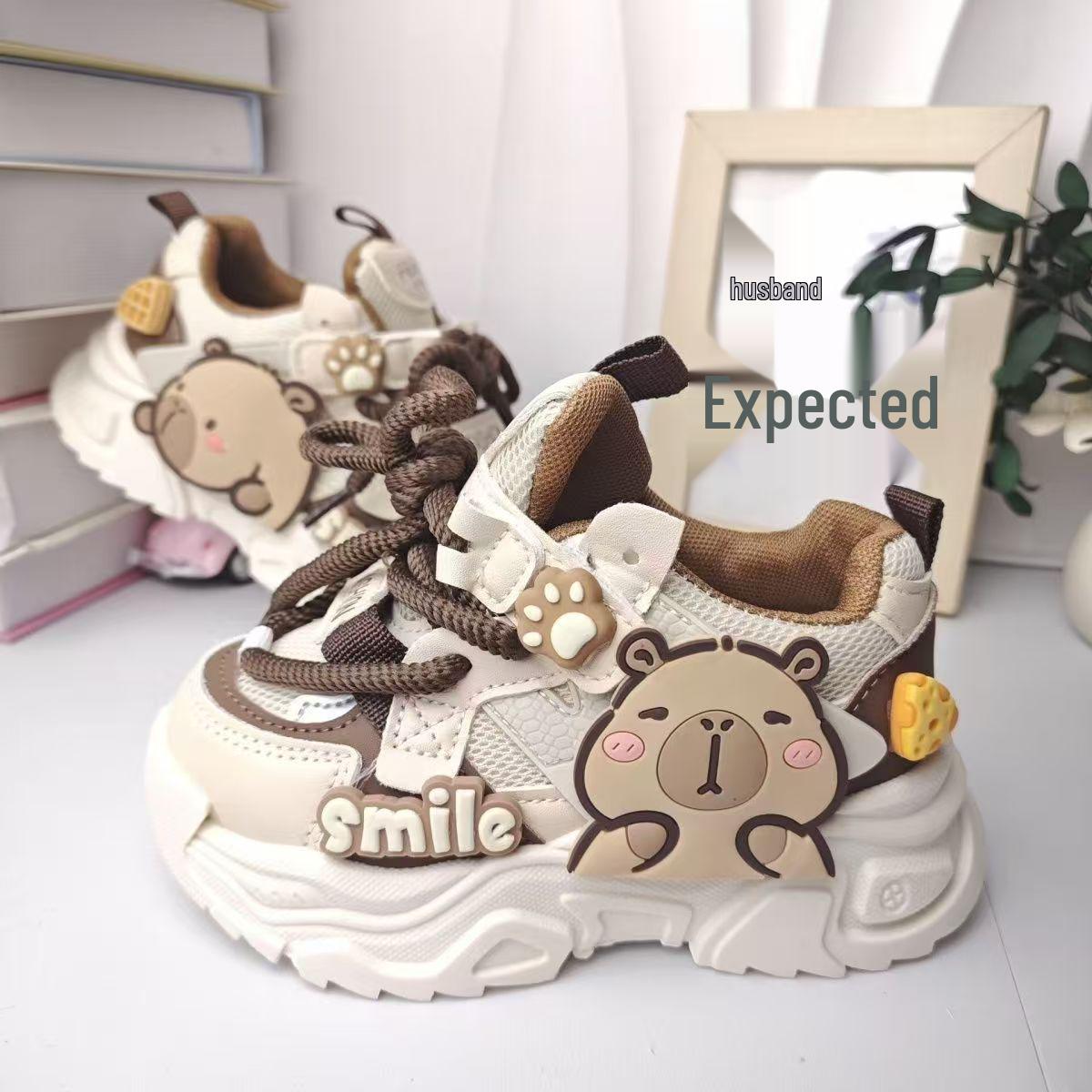Kids Bala 2025 Soft Sole Sneakers - Sports Shoes for Boys & Girls, Spring/Summer Casual Fashion Size 36 - 21.5cm
