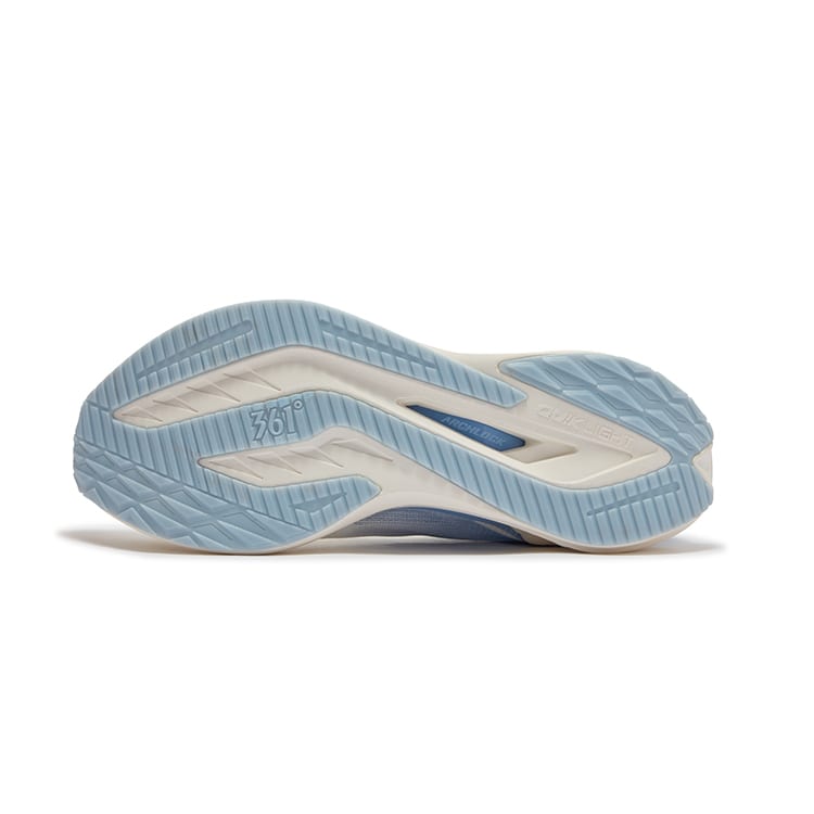 361 Abrasion Resistant Breathable Slip Resistant Low Top Casual Running Shoes Men's Daytime Aqua Blue 672512208-1