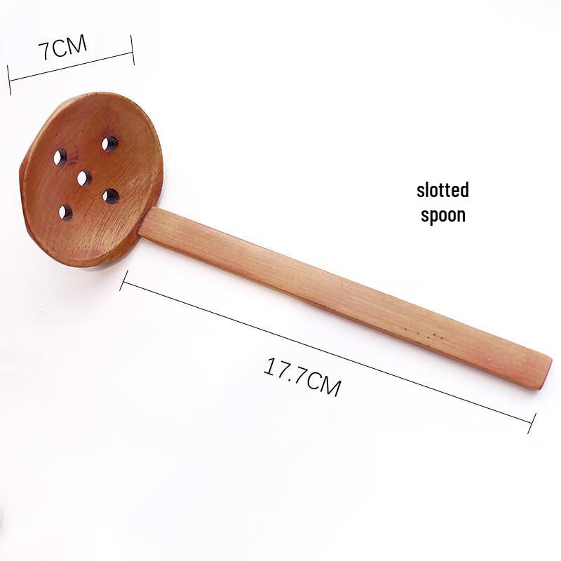 Wutuo Long Handle Wooden Soup Spoon