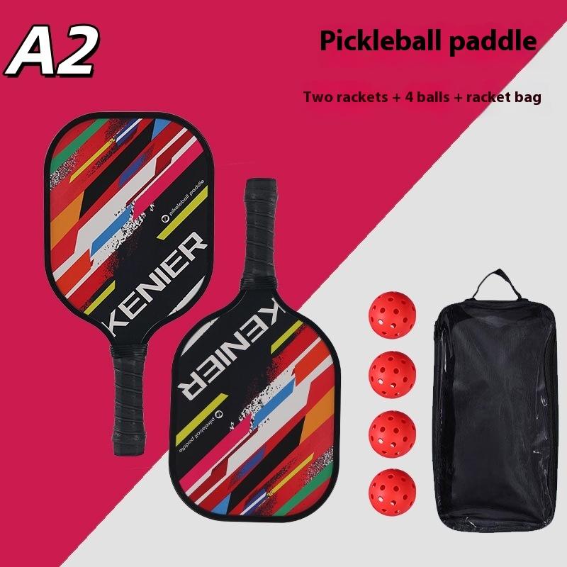 Professionelles Pickleball-Set 2-Spieler Holzschläger 4 Ball Pickleballschläger Ballsets Tragbare Tasche