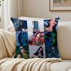KKenia Os PinkAura singer Cushion Cover Linen Minimalist Soft  for Sofa Bed Home Room Decor