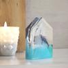 DIY Geometric Mold House Rectangular Silicone Resin Crystal Epoxy Mold for Bookcase Decoration