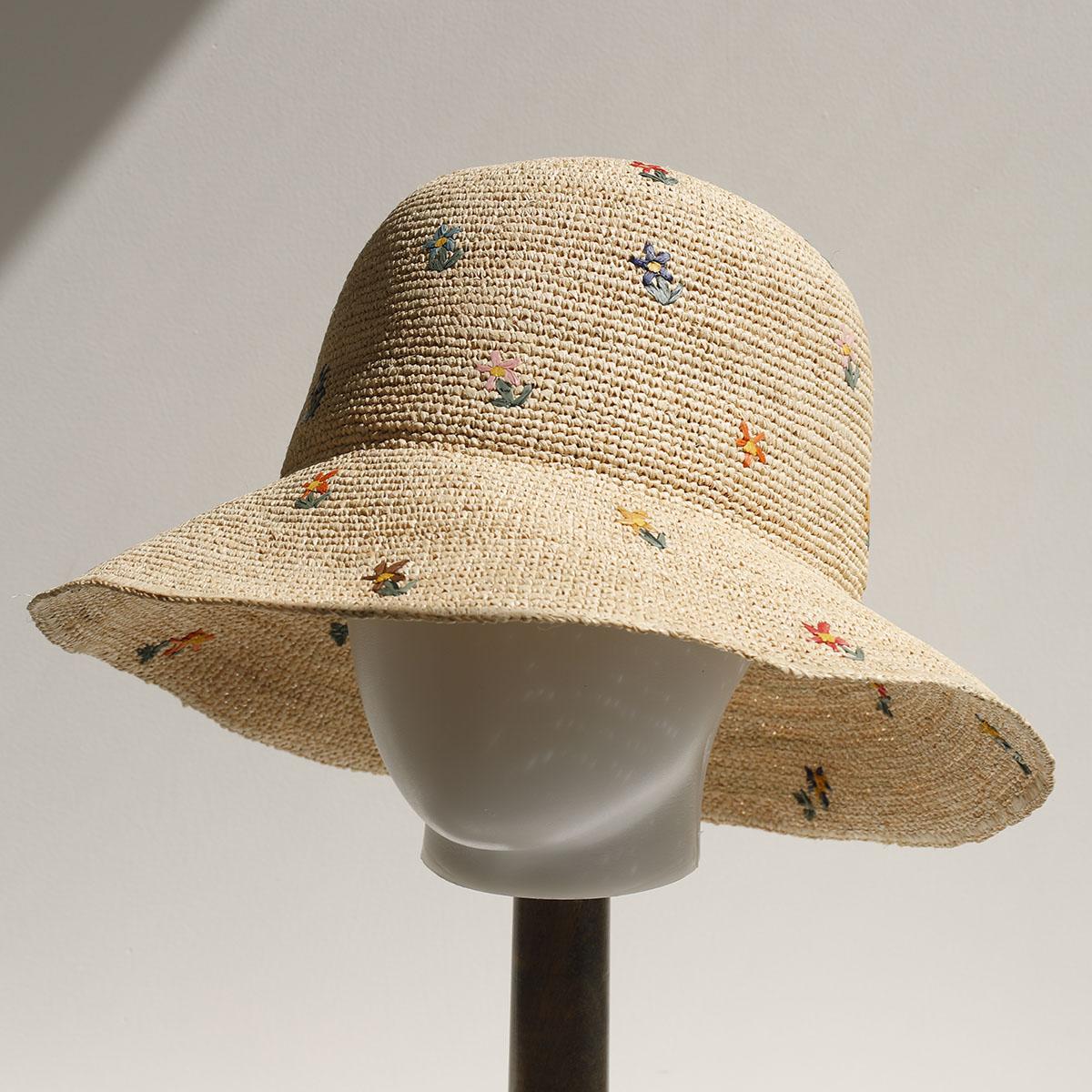 Garden Supplies My Women's 2026New Raffia Straw Hat For Summer Korean Version Of The Sunscreen Big Hat Eaves Beach Seaside Vacation Sun Hat Foldable 56-58Cm