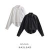 Kaslead New Women clothes Western Style Fashion Cotton Twill Poplin Loose Variety Shirts