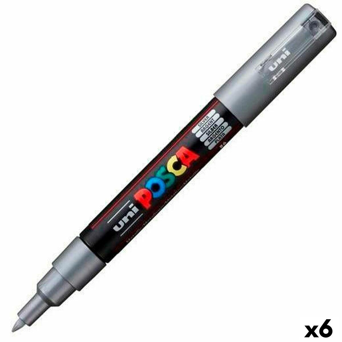 

Серебряные маркеры POSCA PC-1M (6 единиц)