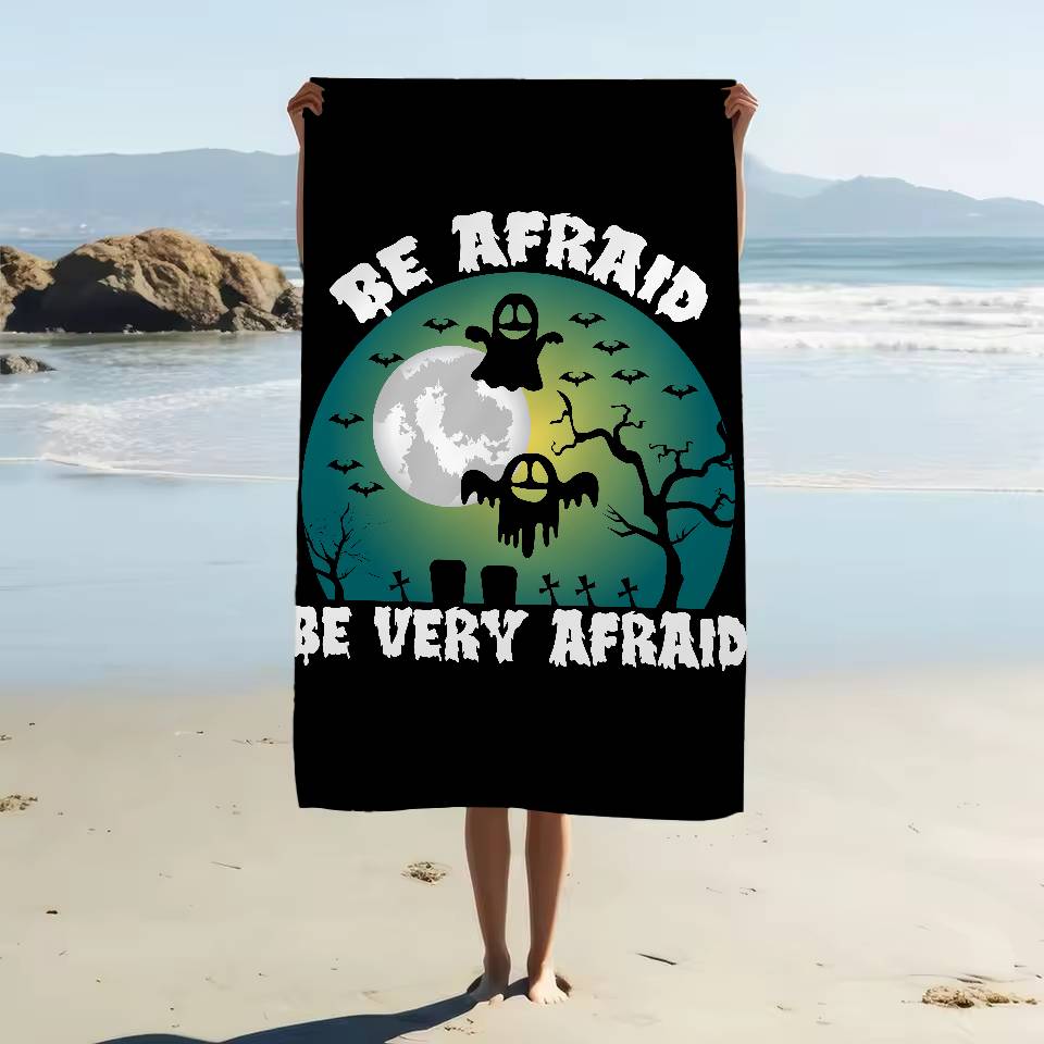 

Retro Halloween Witch Pumpkin Ghost Anime Beach Swimming Towel Soft Absorbent Washcloth Children s Kids Travel Camping Gym W30*H60(CM)