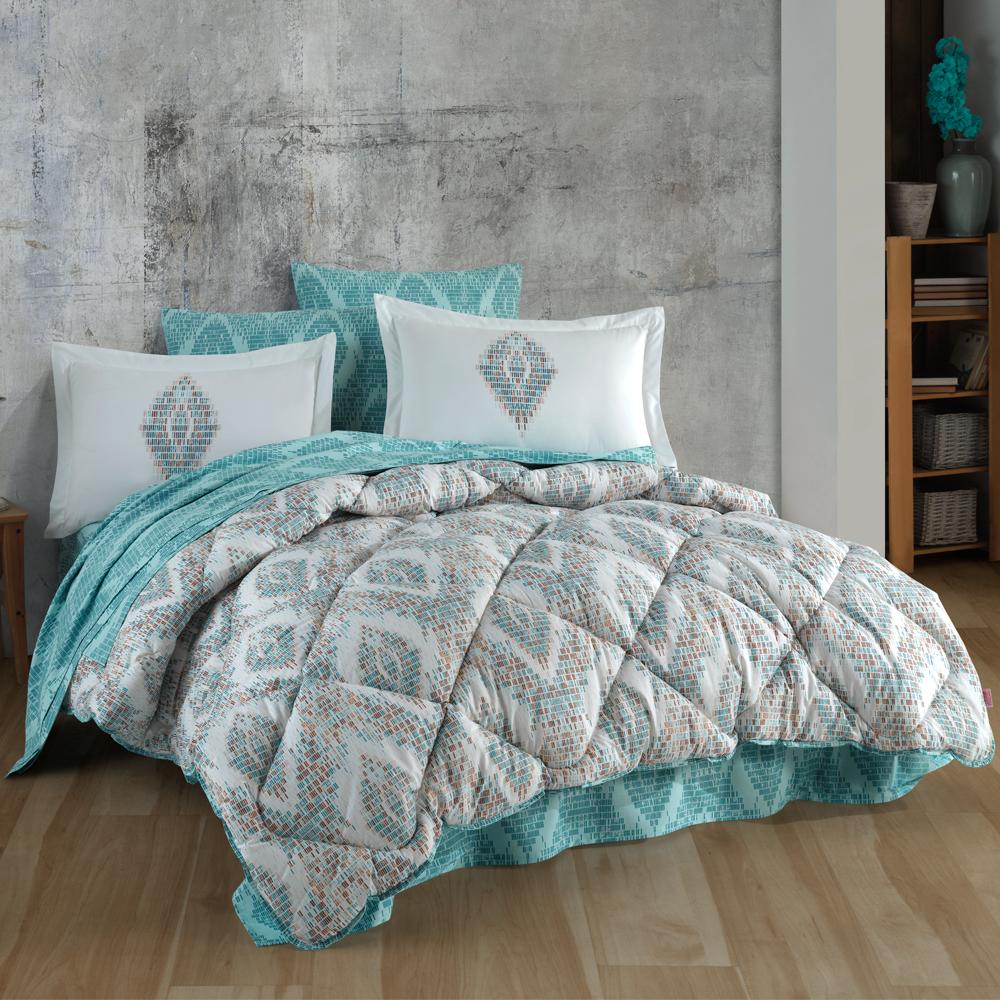 

Hobby Retro Mint - Poplin Çift Kişilik Uyku Seti