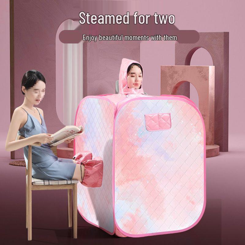 New Foldable Home Sauna: Full Body Sweat Steam Box for Postpartum Recovery