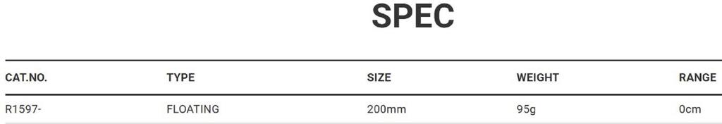 Yo Zuri Mag Pencil 200 Mm Floating Lure R1597-HRSN (0152)