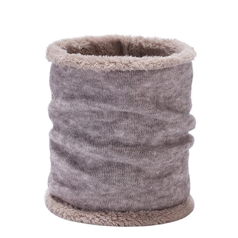Fleece Neck Cover In Winter, Thickened In Autumn and Winter To Keep Warm, Knitted Wool Scarf, Cold-proof