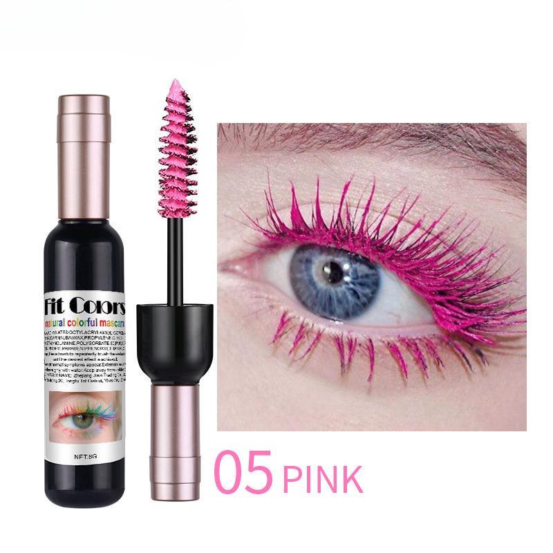 1PC Colorful Eyelash Mascara EyeLashes Extension Curling Lengthen White Purple Cosplay Makeup Glitter Point Diamond Mascara