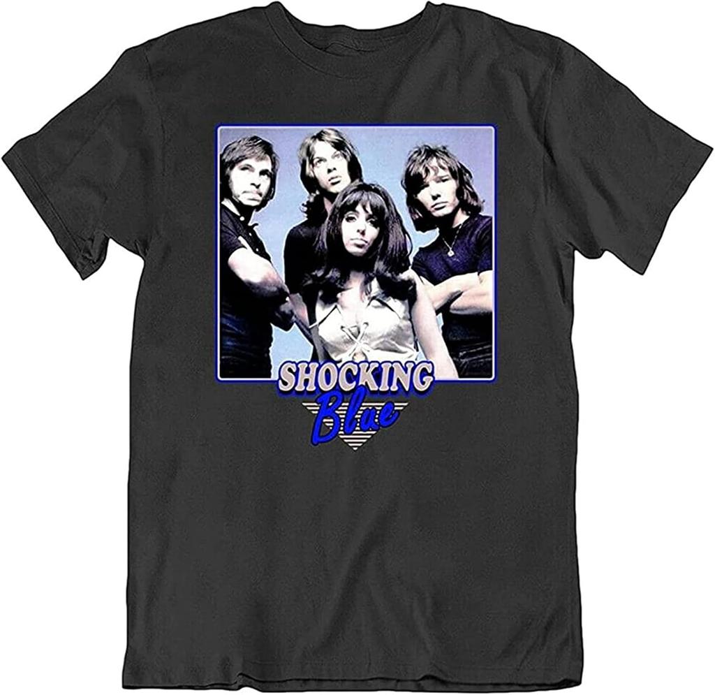 Men's Shocking Blue 60S Dutch Alt Rock Ven Mic Fan T Shirt Black