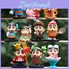 Crayon Shin Chan Pvc Collectible Figurine Set For Kids And Collectors