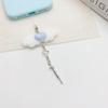 Lovely Angel Wing Pendant Phone Charm Stylish Keychain Accessory for Bag Wallet