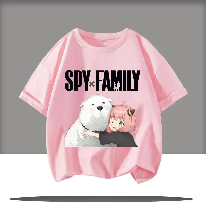

Model Spy X Family Children s Round-neck Short-sleeved Boys Sports Shirt Girls Cute Casual 110