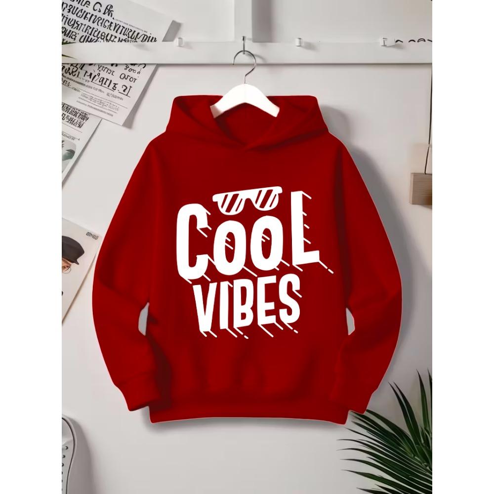 

A Casual And Fashionable Hooded Sweatshirt With Letter Prints For Boys In Autumn 170