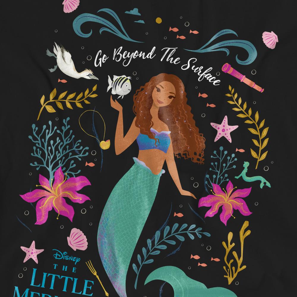 The Little Mermaid Unisex Adult Go Beyond The Surface Ariel T-Shirt