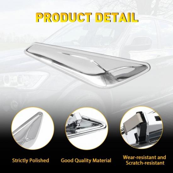 1pc Chrome Fender Emblem Moulding for X3 2015-2017 BMW X4 F25 F26 Right Side EXV