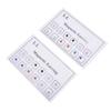 12Pcs/Card  Stud Nose Ring Fake Cheater Non Pierced Jewelry Magnetic Earring