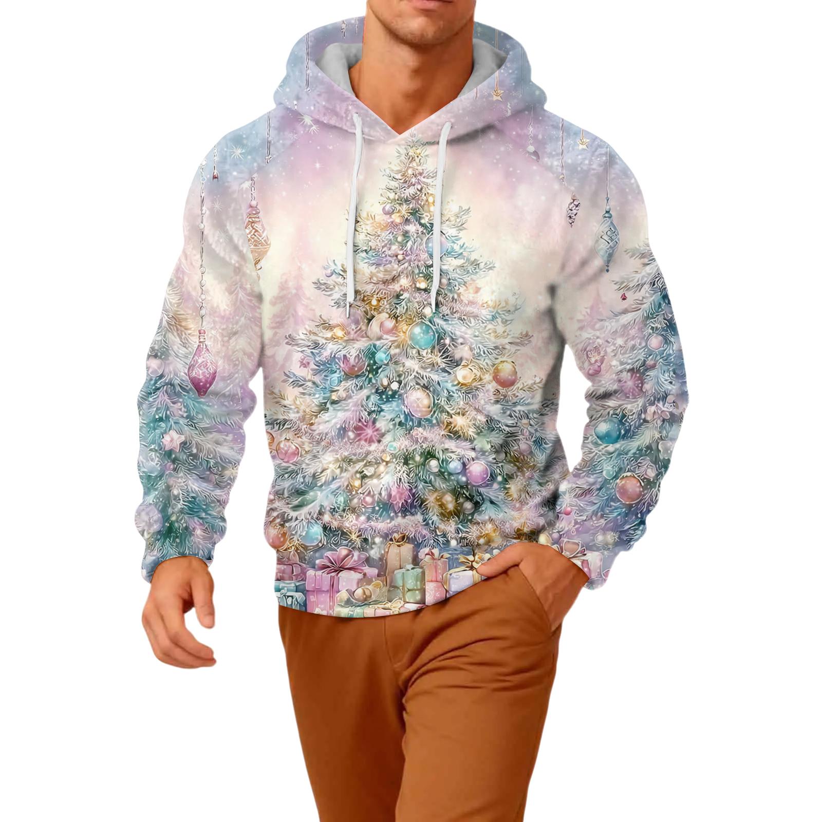 

Мужская повседневная фланелевая толстовка с капюшоном и длинными рукавами XL белый