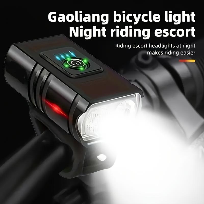 Super Bright Bicycle Light for Mountain Bikes Motorcycles USB Fast Charging 6 Lighting Modes