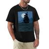 Sailing Under The Moon Tshirt Breathable Workout Short Sleeve Top