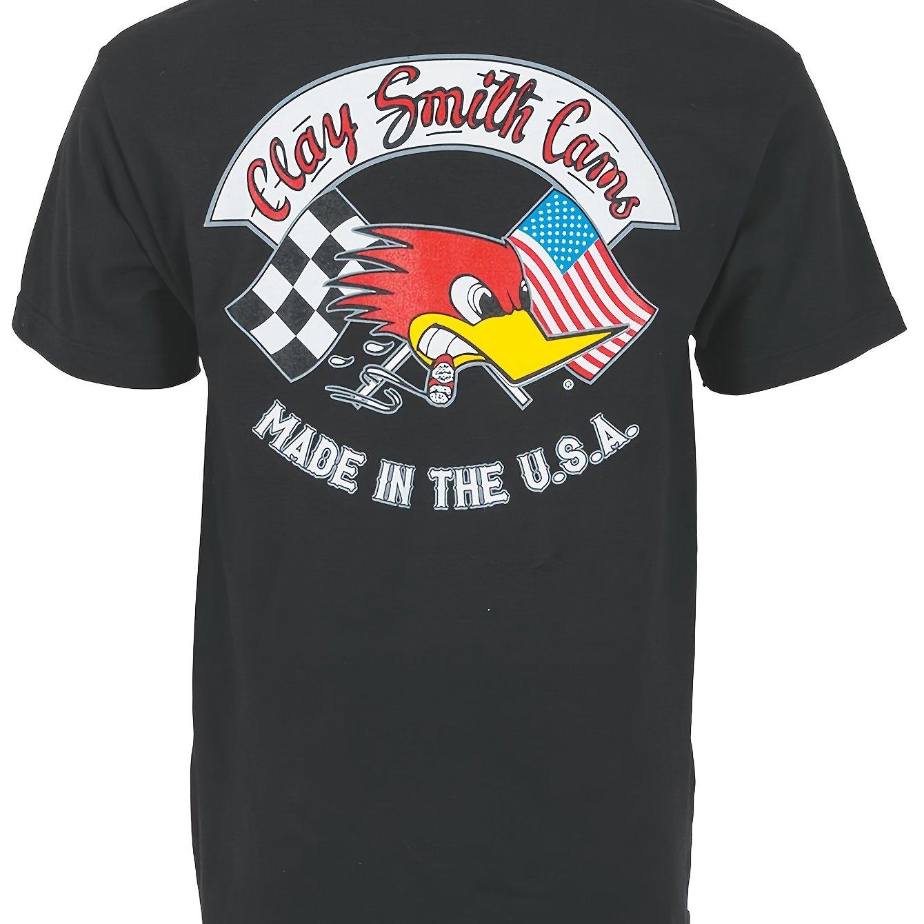 

Clay Smith Cams Mr Horsepower TShirt 220G Summer New Mens and Womens Retro Fashion Streetwear 2026 Hot Sale M