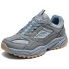 Skechers Outdoor Womens Soft Comfortable Low-Top Hiking Shoes Women Hiking Shoes Gray 180241-GYBL
