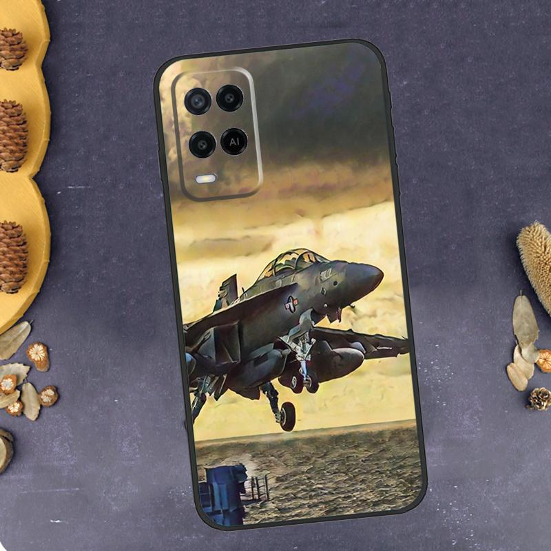 F14 Fighter Tomcat Phone Case For Oppo A79 A18 A38 A58 A78 A98 A17 A40 A60 A80 A16 A76 A96 A15 A74 A94 A54 A77