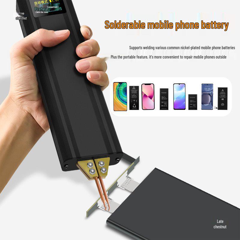 Portable 18650 Lithium Battery Spot Welder for Nickel Strip Welding – DIY Household Tool