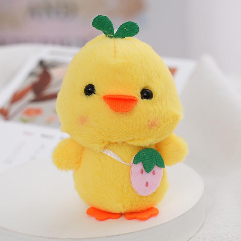 Cute Cartoon Duck Plush Toy Charming Backpack Pendant For Girls