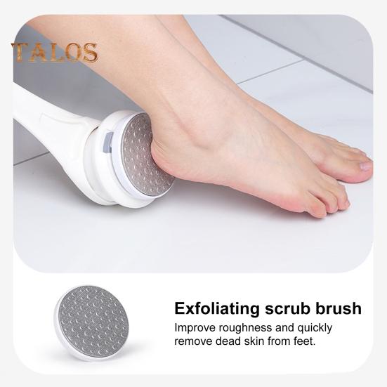 Elektrický koupelový kartáč s 5 kartáčovými hlavicemi Vodotěsný Dobíjecí Design s dlouhou rukojetí 3-rychlostní rotace Sprchový masážní kartáč