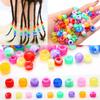 Acryl Zweifarbige Fassperlen Lose Perlen für Halskette Armband DIY 500g