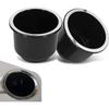 2PCS Car Cup Holder Ert, Recessed Drop In Plastic Cup Drink Can Holder, Large Capacity Cup Holder Replacement Accessories, Universal For RV Boat Car