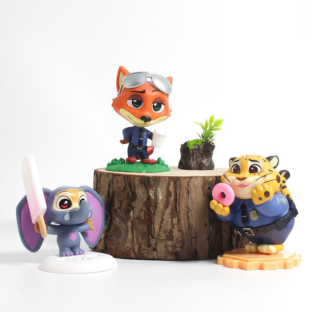 Zootopia Pvc Figurine Set With Collectible Characters For Kids And Fans
