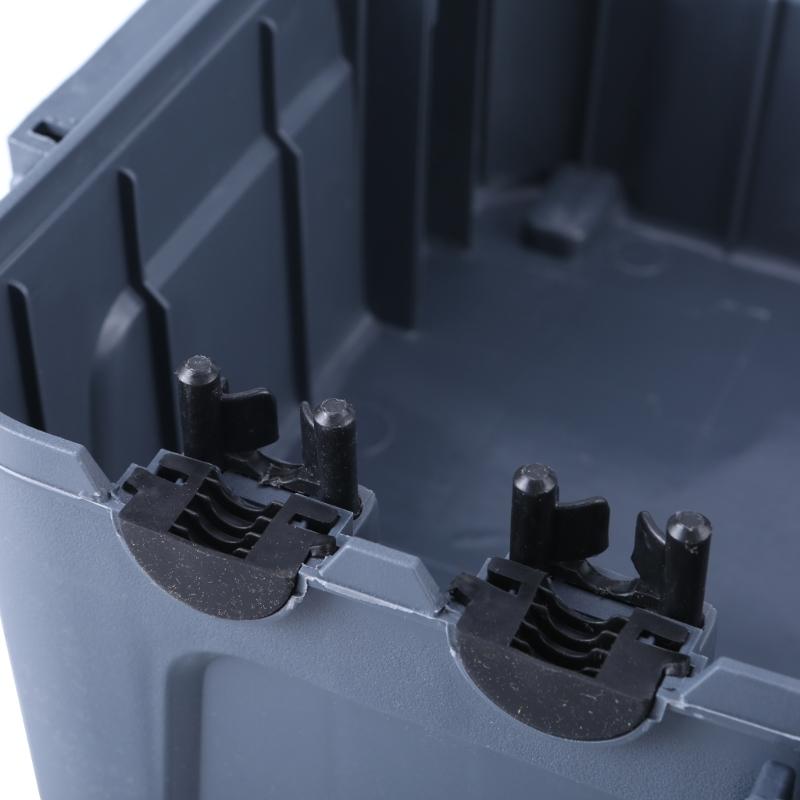 Outdoor Power Connection Box with Clear Lid Weatherproof Outdoor Cable Safety Box Portable Box for Timers & Plugs